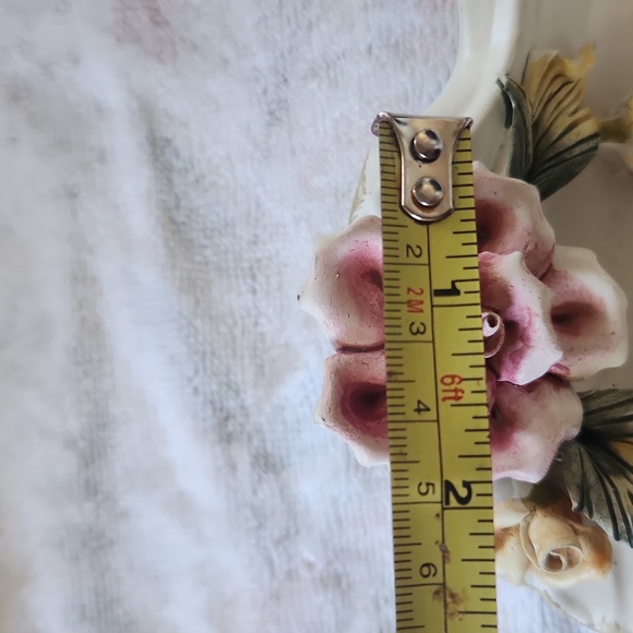 Germany Vintage porcelain 3D floral dish - Picture 11 of 12